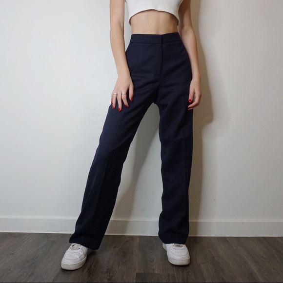 Pendleton Pants - VINTAGE PENDLETON NAVY BLUE TROUSERS